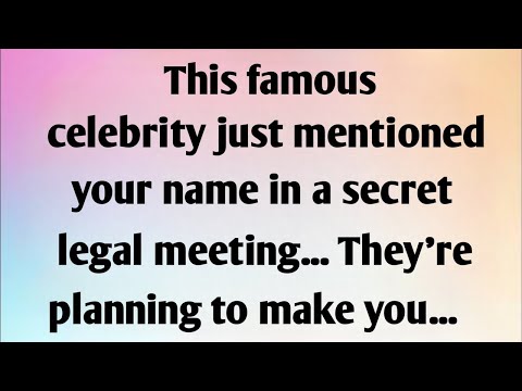 Видео: ЭТА ИЗВЕСТНАЯ ЗНАМЕНИТОСТЬ ТОЛЬКО ЧТО УПОМИНУЛА...