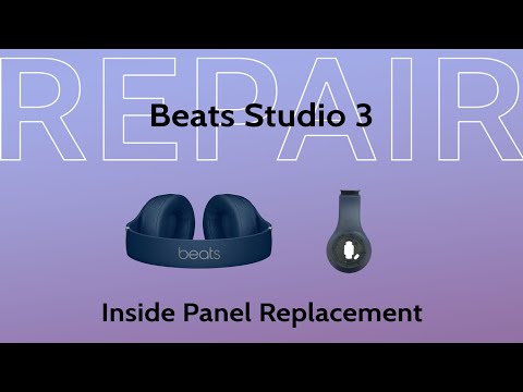 Видео: Ремонт правой внутренней панели беспроводных наушников Beats Studio 3 | Руководство по ремонту