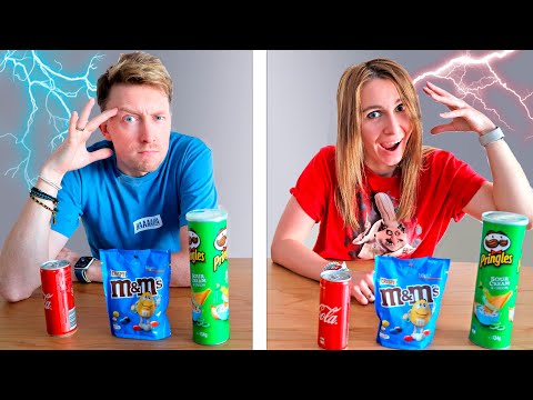 Видео: ЕДА ТЕЛЕПАТИЯ ЧЕЛЛЕНДЖ ! Мы друг друга совсем НЕ ЗНАЕМ ! Картонка