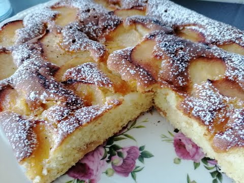 Видео: Мягкий, воздушный яблочный пирог!