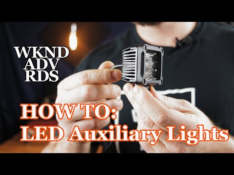 Видео: Как установить светодиодные вспомогательные фонари на ваш мотоцикл за 50 долларов
