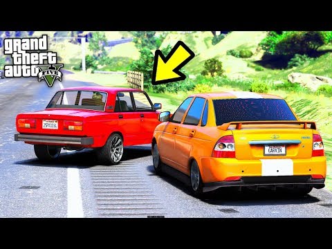 Видео: РЕАЛЬНЫЕ ПАЦАНЫ В GTA 5 - ПРИОРУ ПОДРЕЗАЛ ГОПНИК НА ВАЗ 2105! ⚡ГАРВИН