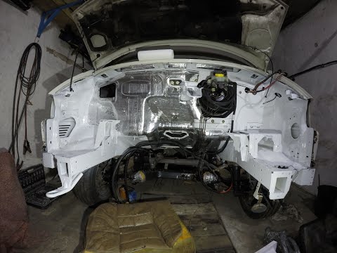 Видео: AFN 1.9TDI на Т4.Свап мотора,7часть.Подготовка моторного отсека.Пескоструй,покраска,шумка