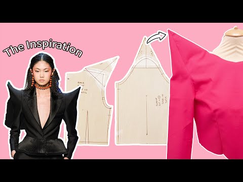 Видео: Как сшить выкройку с заостренным рукавом | Ким Дэйв