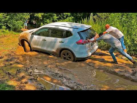 Видео: ЧЕМ ОН ДУМАЛ? Дед жжёт вариатор на NISSAN X-Trail на бездорожье