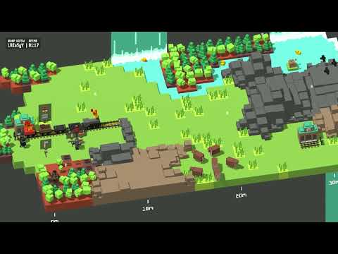 Видео: Обзор игры Unrailed!