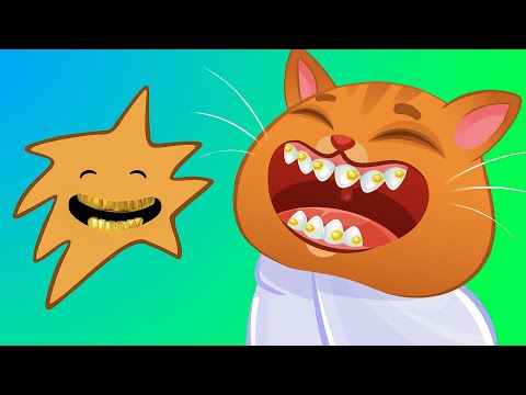 Видео: Суровый КОТИК БУБУ #77. Уход за зубами и призрак Бубака. Мультик ИГРА про котят на Игрули TV