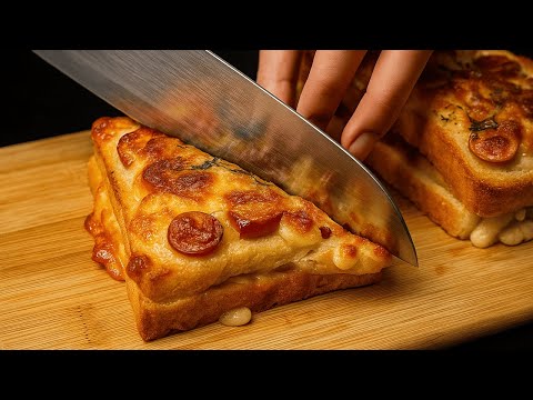 Видео: Эта Простая Хлебная Пицца Вас Удивит!