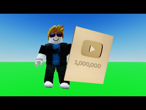 Видео: ПОЛУЧИЛ ЗОЛОТУЮ КНОПКУ YOUTUBE В ROBLOX ЗА 1 000 000 ПОДПИСЧИКОВ!