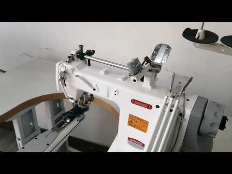 Видео: Bruce BRC-9270D Двухигольная промышленная швейная машина BRC-T9270D-12-2PL-Q-(3/16)  +998943287899