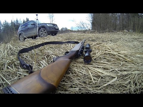 Видео: карабин Лось-7. Корректировка открытого прицела.