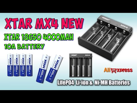 Видео: XTAR MX4 New, XTAR 18650 4000mAh ♦  Обзор, замеры. Full  review.