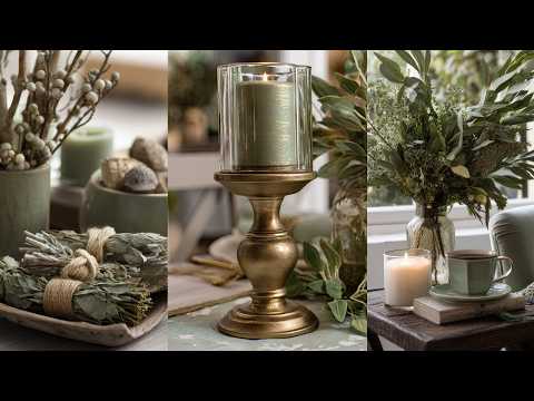 Видео: 🍃Рождественский декор в оттенках зеленого шалфея | Нежная элегантность праздников, вдохновленных ...