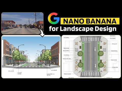 Видео: Google Nano Banana AI для ландшафтного дизайна | Объяснение подсказок, визуализаций и рабочих про...