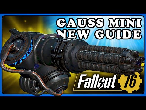 Видео: Fallout 76: Gauss Minigun — обновленное руководство — еще больше мощи для метапушки №1.