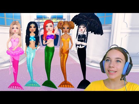 Видео: Я СДЕЛАЛА РУСАЛОК в ROBLOX Dress To Impress