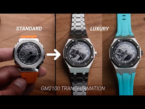 Видео: Этот премиальный Casioak GM2100 на голову превосходит новый GMB2100 за 600 долларов! Как модифици...