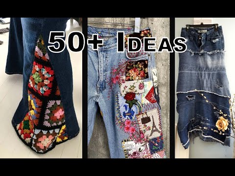 Видео: 50+ идей, как превратить джинсы в шедевр