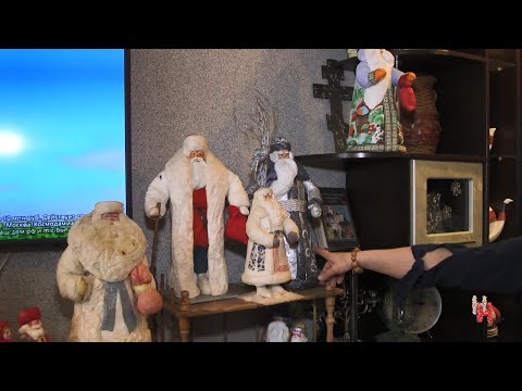 Видео: Спасти Деда Мороза! Мастерица Елена коллекционирует старые игрушки и дарит им новую жизнь.
