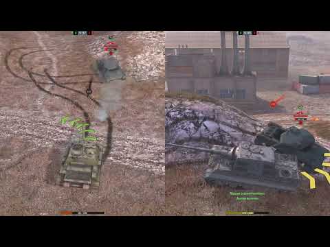 Видео: Дуэль самых ДПМных танков в WoT blitz! JagdTiger vs су-122-54 кто круче?