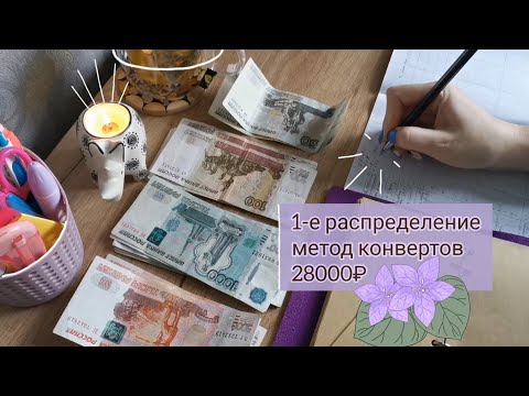 Видео: #1 Первое распределение бюджета | Система денежных конвертов ✉️ 28000₽