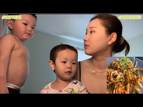 Видео: Vlog #21 A day in the life of a housewife/ Хамт kimchi fries хийе 🍟/ The Mongolian Twins