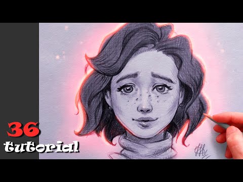Видео: Как нарисовать портрет. Техника рисования светом.