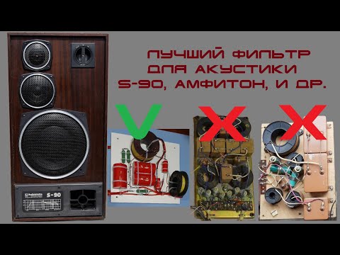 Видео: Лучший фильтр для S-90 (Амфитон, Орбита и др. 4-омных) на динамиках LAS