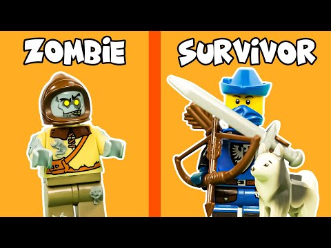 Видео: Я сделал LEGO ЗОМБИ Апокалипсис ! / I made LEGO ZOMBIE Apocalypse in  medieval !