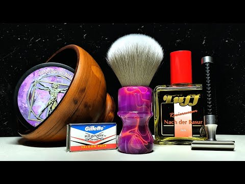 Видео: Бритьё. Новый формат! Т станок Mühle ROCCA, мыло Fenomeno, Yaqi 24mm, чаша ММ, Tüff Herb, Gillette