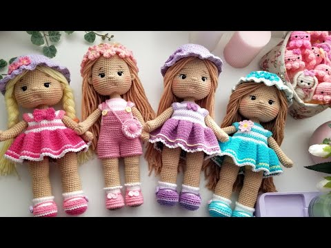 Видео: Вязовлог игрушки / Кукла крючком