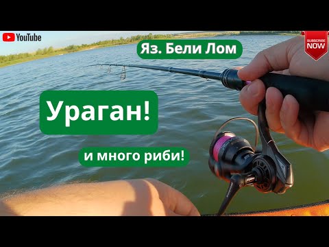 Видео: Риболов в Ураган!