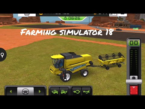 Видео: Farming simulator 18. Новый комбайн. Продолжаем запасаться травой. 