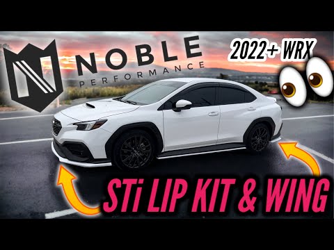 Видео: ЕЩЁ ОДИН! ☝️ | NOBLE | КОМПЛЕКТ ДЛЯ ГУБ | КРЫЛО | 2022 | 2023 | SUBARU | WRX