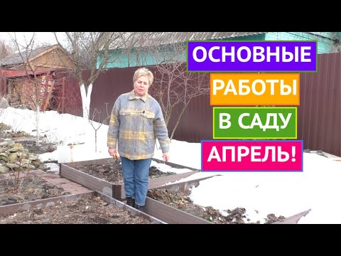 Видео: НЕ ЗАБУДЬТЕ СДЕЛАТЬ ЭТО В САДУ В АПРЕЛЕ!
