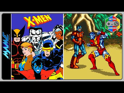 Видео: X-Men Arcade от Konami Games. Люди Икс Прохождение игры от Конами (1992)