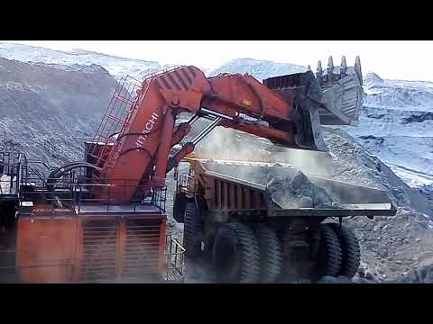 Видео: Hitachi ex 3600 разрез ,, Молодёжный "