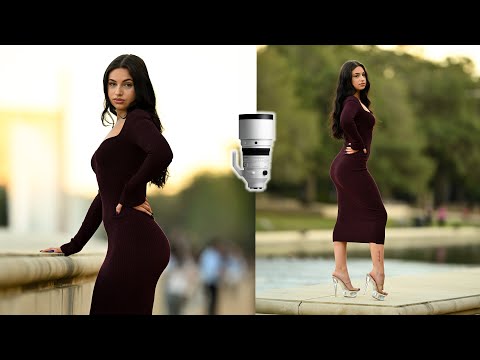 Видео: Портреты с объективом SIGMA 200MM F2 BOKEH KING + естественным освещением и выносной вспышкой God...