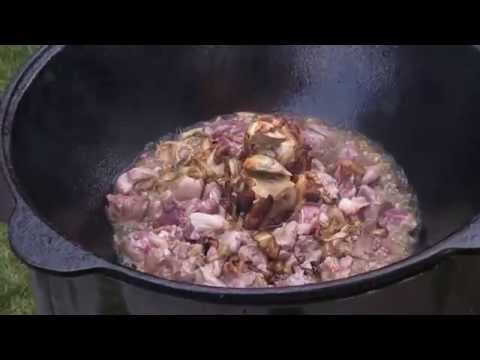 Видео: Плов из баранины с нутом в казане 👨🏻‍🍳 | Рецепт от Picnik.by