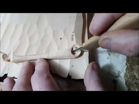 Видео: Мастер класс резьбы - СВИТОК, вырезаем вместе \ Резьба по дереву - Wood carving.