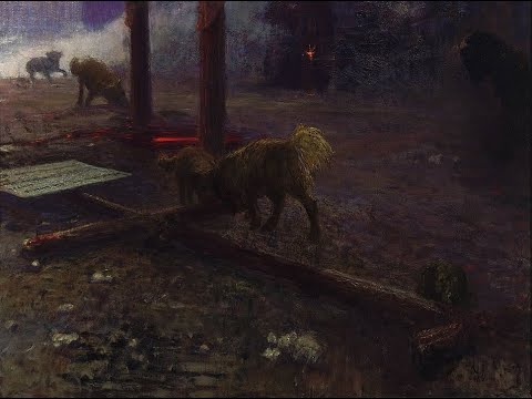 Видео: "Слово в образе" - Илья Репин - три эскиза картины "Голгофа",  тел. проект прот. Александра Глебова