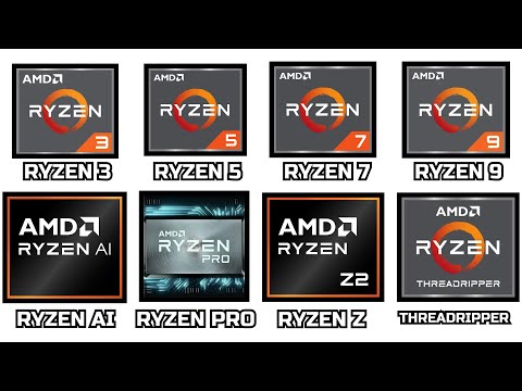 Видео: ВСЕ процессоры AMD RYZEN: объясняю за 5 минут