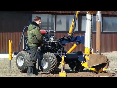 Видео: Роторная буровая БКМ
