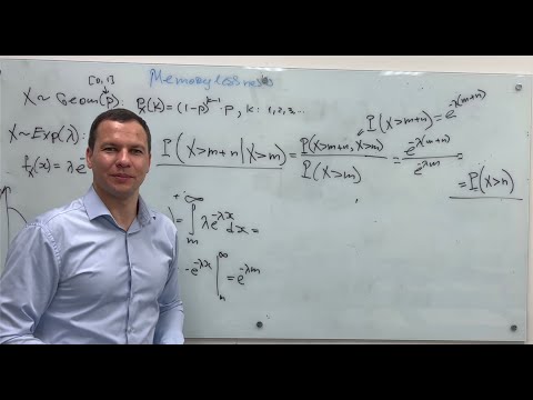 Видео: Распределения без памяти / memorylessness property