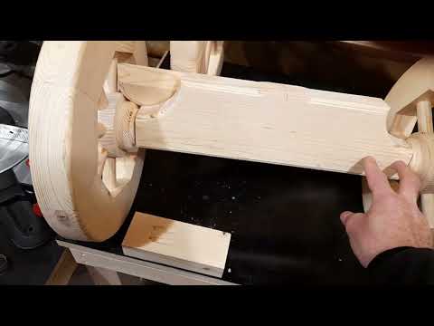 Видео: декоративная телега для сада. часть 1