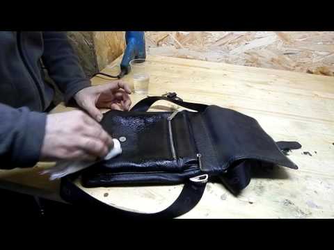 Видео: Как самому покрасить кожаную сумку?