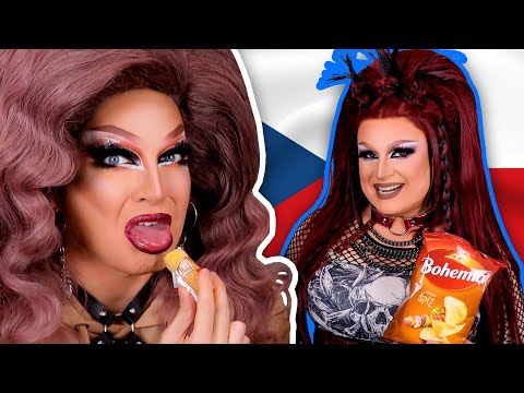 Видео: Британские королевы пробуют ЧЕШСКИЕ ЗАКУСКИ!