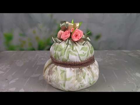 Видео: Шкатулка игольница из ткани ХоббиМаркет