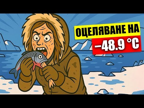 Видео: Ада Блекджак: Самата жена, която оцеля 8 месеца, изоставена в Арктика