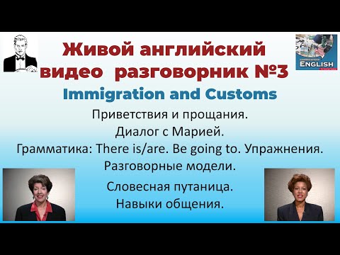 Видео: 3. Immigration and Customs. Живой английский разговорник.